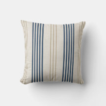 Klassiek Navy Blauwe Ticking Streep Patroon