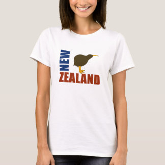 Klassiek Nieuw-Zeeland Kiwi Dames T-Shirt