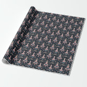 Klassiek Notenkraker Ballet, Roze Moeder Ginger Cadeaupapier (Uitgerold)