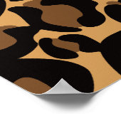 Klassiek Oerwoud van het lakpatroon van het Leopar Poster (Hoek)