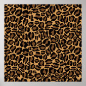 Klassiek Oerwoud van het lakpatroon van het Leopar Poster (Voorkant)