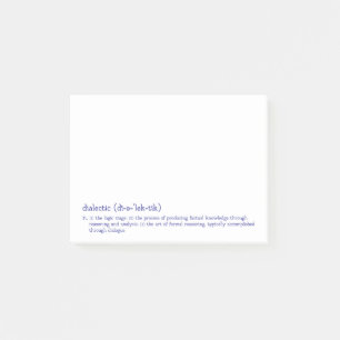 Klassiek onderwijs Trivium Dialectisch stadium B Post-it® Notes