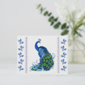 Klassiek ontwerp briefkaart (Staand voorkant)