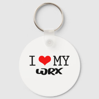 Klassiek ontwerp "I Love My WRX" Sleutelhanger