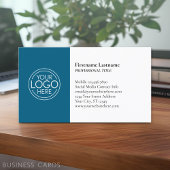 Klassiek ontwerp met Logo en contactgegevens - Bla Visitekaartje