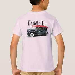 Klassiek ontwerp van de auto - Kinderen in T-shirt