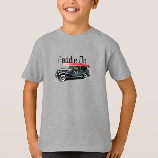 Klassiek ontwerp van de auto - Kinderen in T-shirt (Voorkant)
