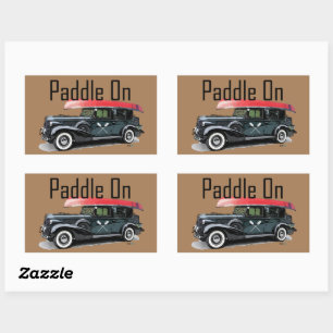 Klassiek ontwerp van de auto - Stickers van de rec