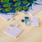 Klassiek ontwerp voor pacock en dragonfly legpuzzel (Zijkant)