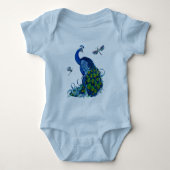 Klassiek ontwerp voor pacock en dragonfly romper (Voorkant)