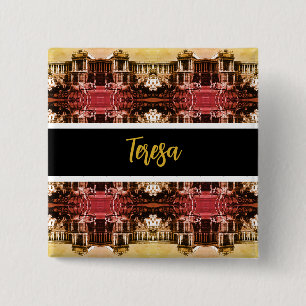 Klassiek Oostenrijk Wenen Hofburgpaleis Vierkante Button 5,1 Cm