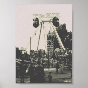 Klassiek Oostenrijk Wenen Prater pretpark Poster