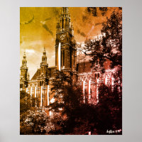 Klassiek Oostenrijk Wenen Rathaus gemeenteraad