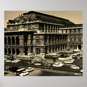 Klassiek Oostenrijk Wenen Staatsoper opera Poster