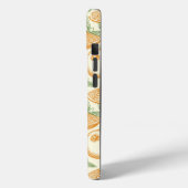Klassiek Oranje fruitpatroon Case-Mate iPhone Case (Achterkant / Links)