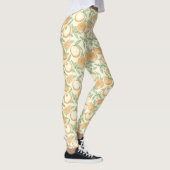 Klassiek Oranje fruitpatroon Leggings (Rechts)
