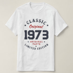 Klassiek origineel Gepersonaliseerd geboortedag T-shirt