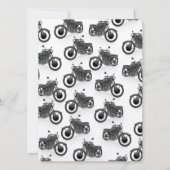 klassiek oud motorfietspatroon (Voorkant)