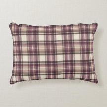 Klassiek Paars en Crème Schots Plaid