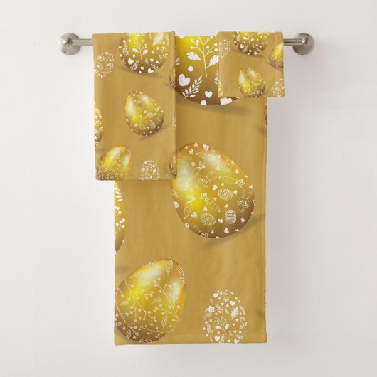 Klassiek paaseieren ontwerp bad handdoek (Insitu)
