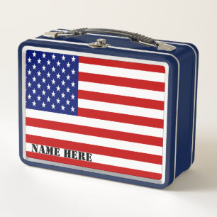 Klassiek patriottisch Amerikaans vlagmonogram