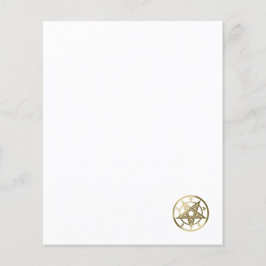 Klassiek pentagramsymbool (Voorkant)