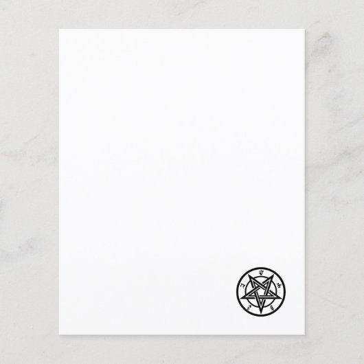 Klassiek pentagramsymbool (Voorkant)