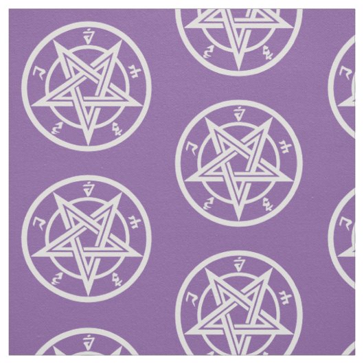 Klassiek pentagramsymbool stof (Swatch)