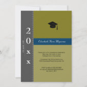 Klassiek Pet : Grijs en blauw Kaart (Voorkant)