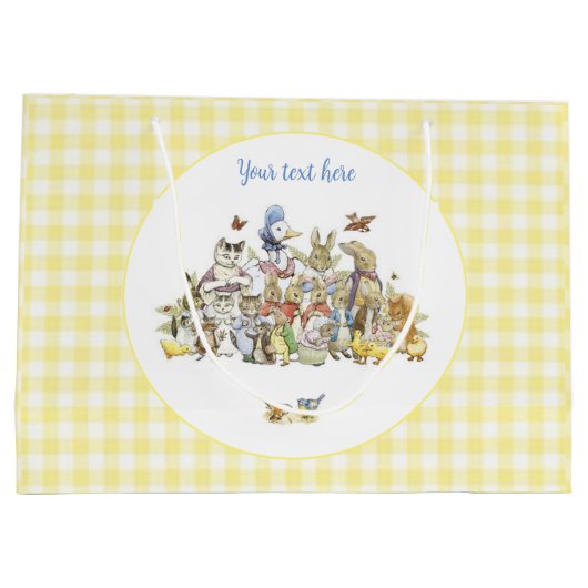 Klassiek Peter het Konijn Groot Cadeauzakje (Achterkant)