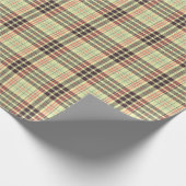 Klassiek plaid ontwerp cadeaupapier (Hoek)