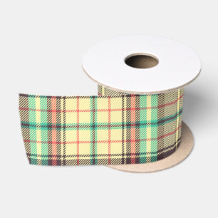 Klassiek plaid ontwerp lint