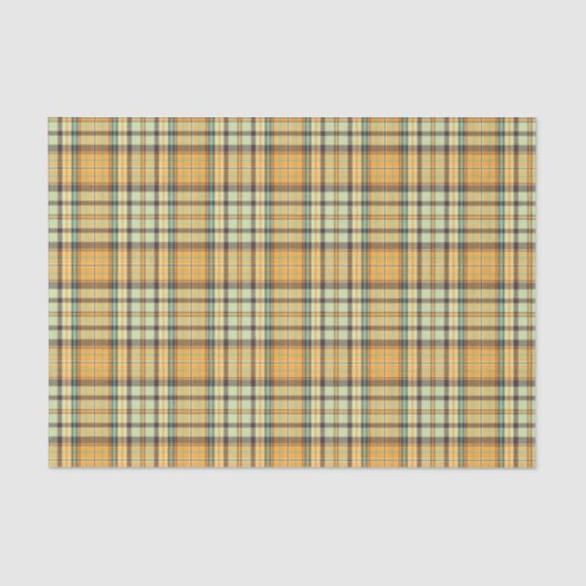 Klassiek plaid ontwerp tissuepapier (Voorkant)
