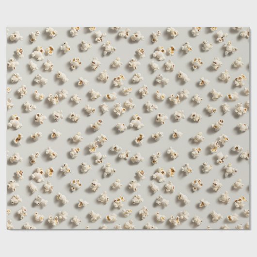 Klassiek Popcorn Wrapping Papier (Vlak)