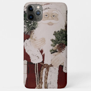 Klassiek Portret van Kerstman Kerstvakantie iPhone 11 Pro Max Hoesje