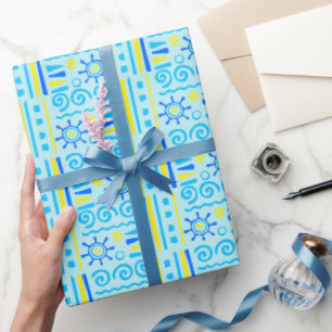 Klassiek Premium Monogram Viering Moederdag Cadeaupapier