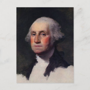 Klassiek presidentieel portret van George Washingt Briefkaart