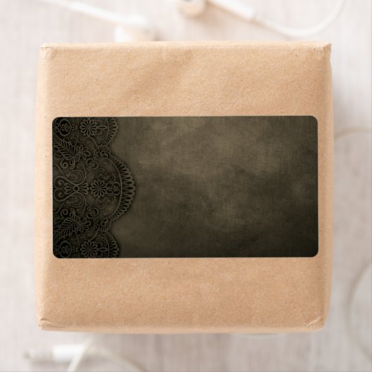 Klassiek retouradres-label etiket (Insitu)