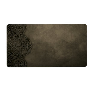 Klassiek retouradres-label etiket