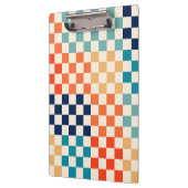 Klassiek Retro geruit schaakbordpatroon B Klembord (Links)