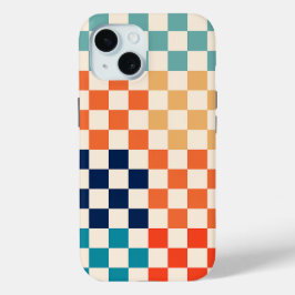 Klassiek Retro geruit schaakbordpatroon C