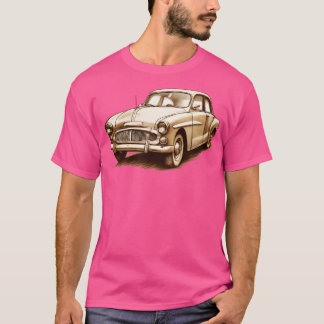 Klassiek Retro in Sepia T-shirt