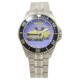 Klassiek roestvrij staal met roestvrij staal horlo horloge