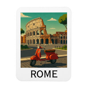 Klassiek Rome Italië Colosseum Vintage Reis Magneet