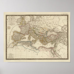 Klassiek Rome oostelijk halfrond Poster
