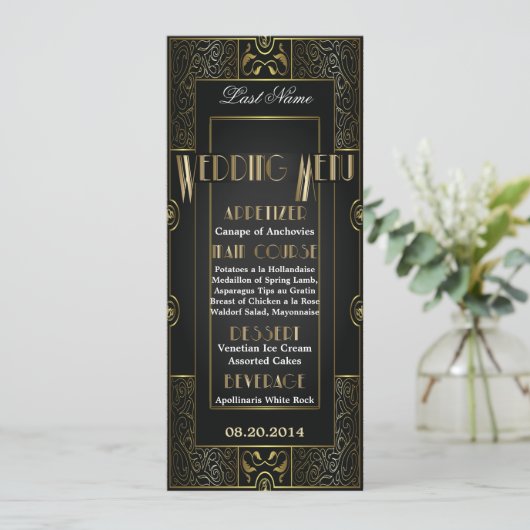  klassiek rondtrekmenu met stijl van Gatsby Menu (Staand voorkant)