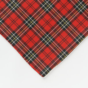 Klassiek rood  betonpatroon fleece deken