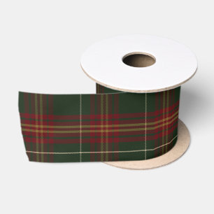 Klassiek rood en groen geruit Kerstmis Lint