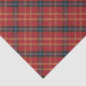 Klassiek rood geplakt kerstpapier tissuepapier (Detail)