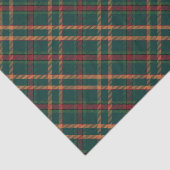 Klassiek rood geplakt kerstpapier tissuepapier (Detail)